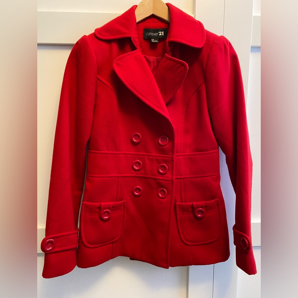 Red Coat/Blazer by Forever 21